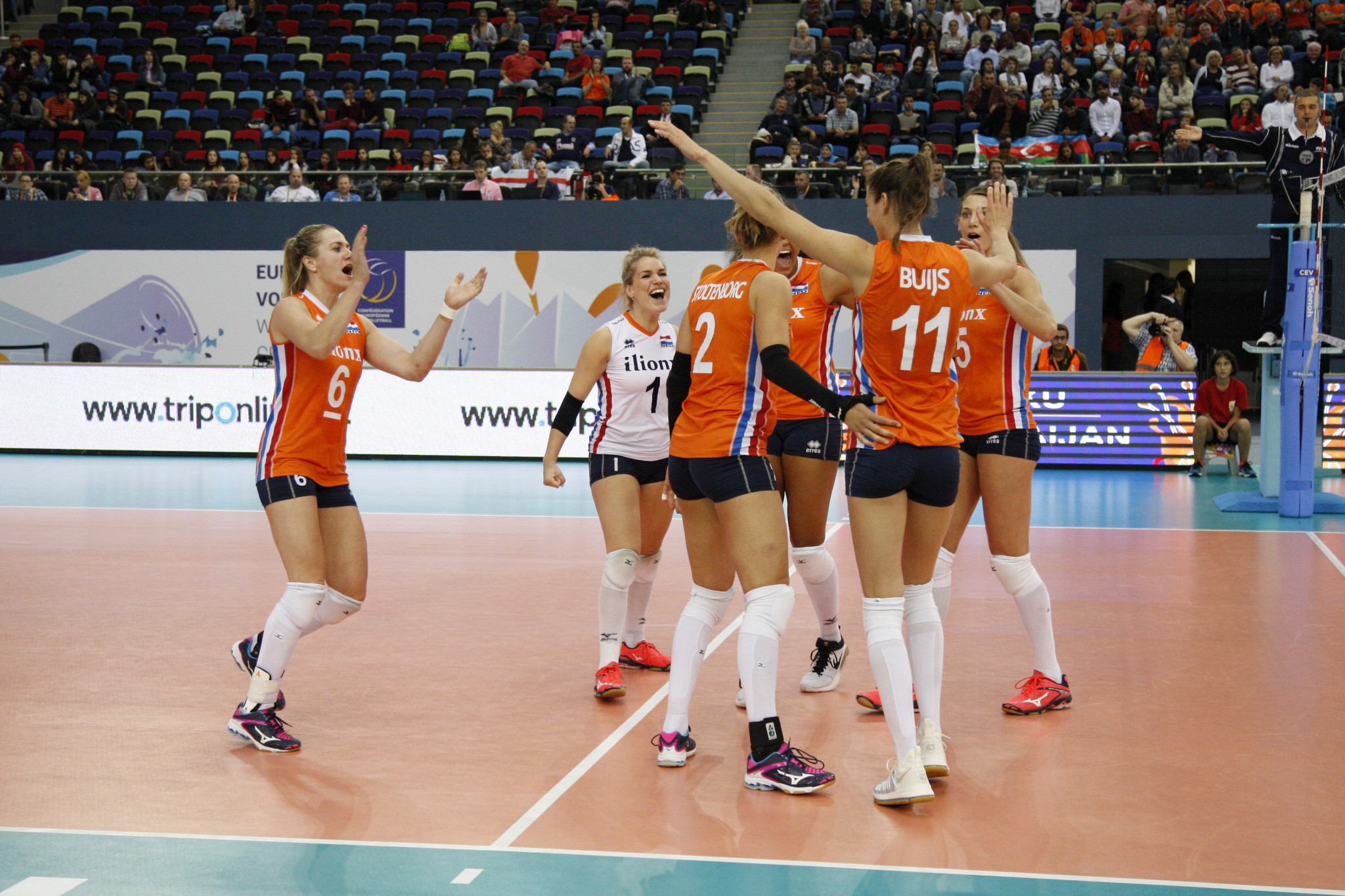 The Netherlands and Serbia coast into last four of Women's European